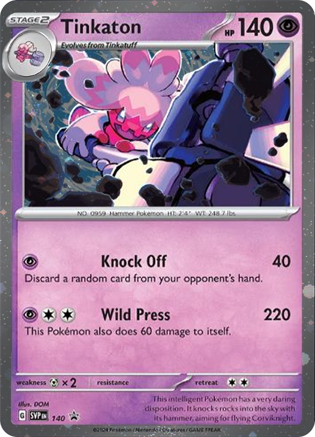 Tinkaton (SVP140) (Cosmos Holo) [Scarlet & Violet Promo Cards] | Black Swamp Games