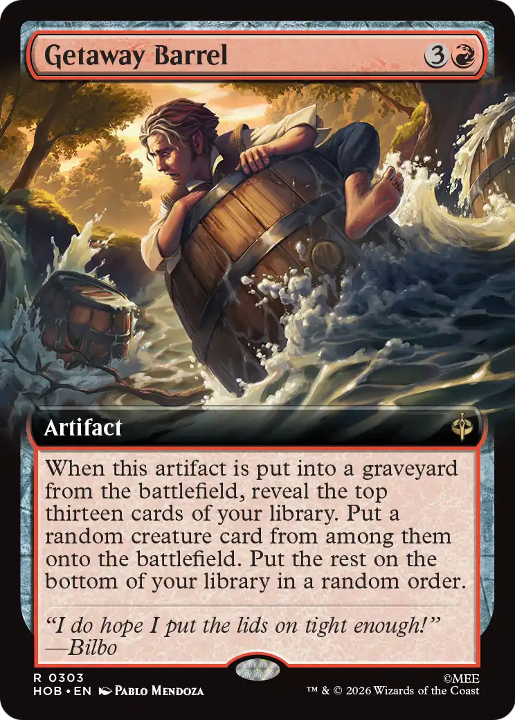 Getaway Barrel (Extended Art) [The Hobbit] | Black Swamp Games