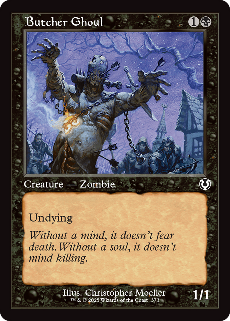 Butcher Ghoul (Retro Frame) [Innistrad Remastered] | Black Swamp Games