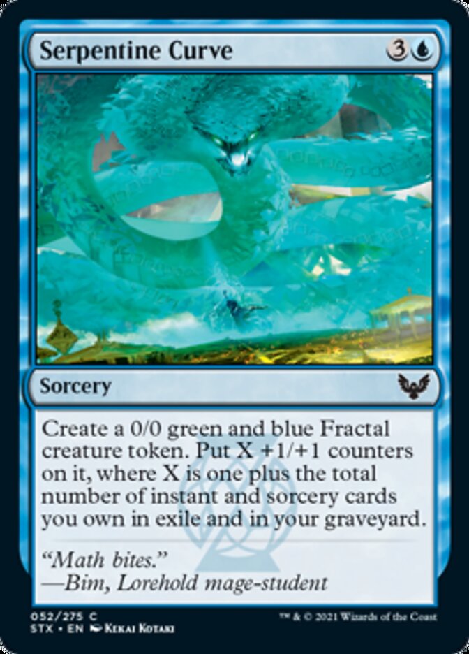 Serpentine Curve [Strixhaven: School of Mages] | Black Swamp Games
