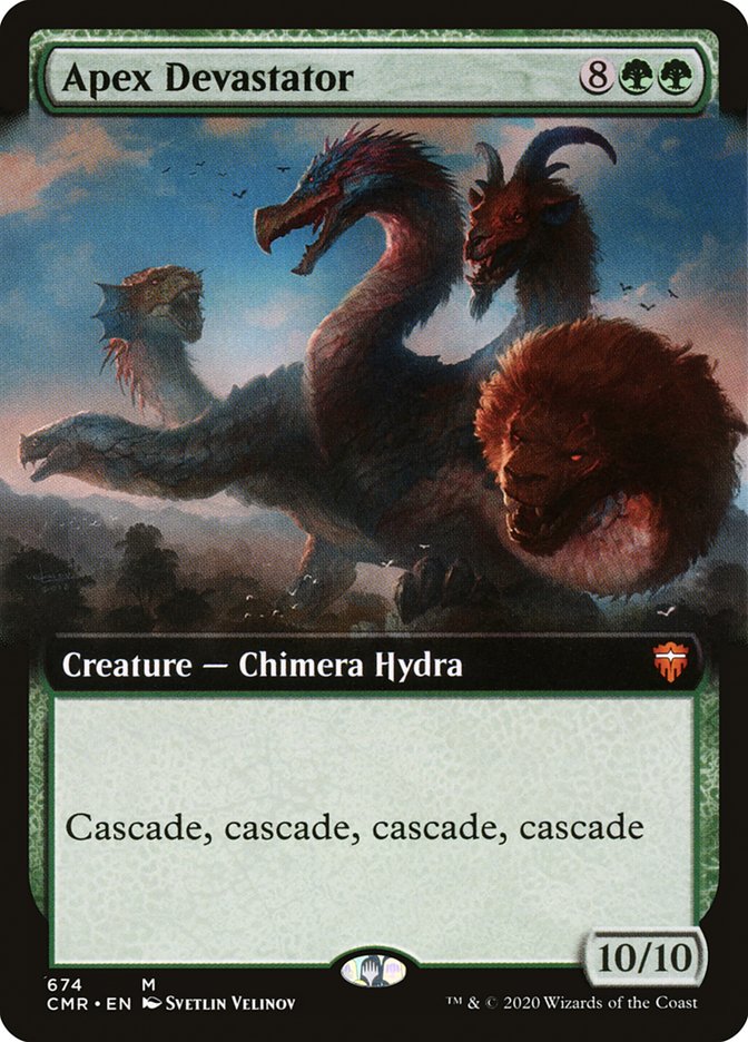 Apex Devastator (Extended Art) [Commander Legends] | Black Swamp Games