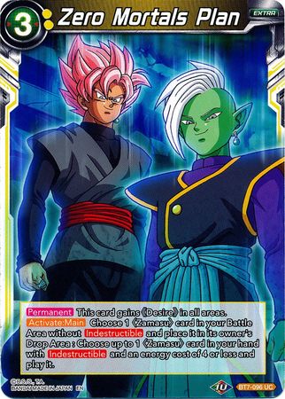 Zero Mortals Plan (BT7-096) [Assault of the Saiyans] | Black Swamp Games