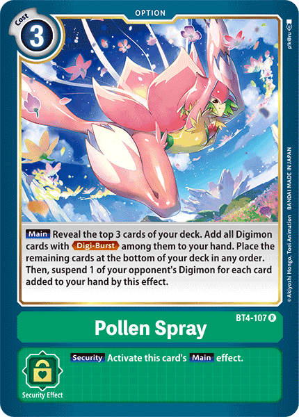 Pollen Spray [BT4-107] [Great Legend] | Black Swamp Games