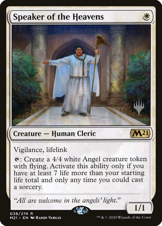 Speaker of the Heavens (Promo Pack) [Core Set 2021 Promos] | Black Swamp Games