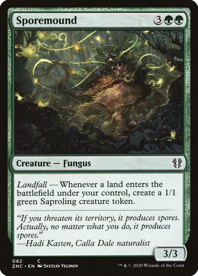 Sporemound [Zendikar Rising Commander] | Black Swamp Games
