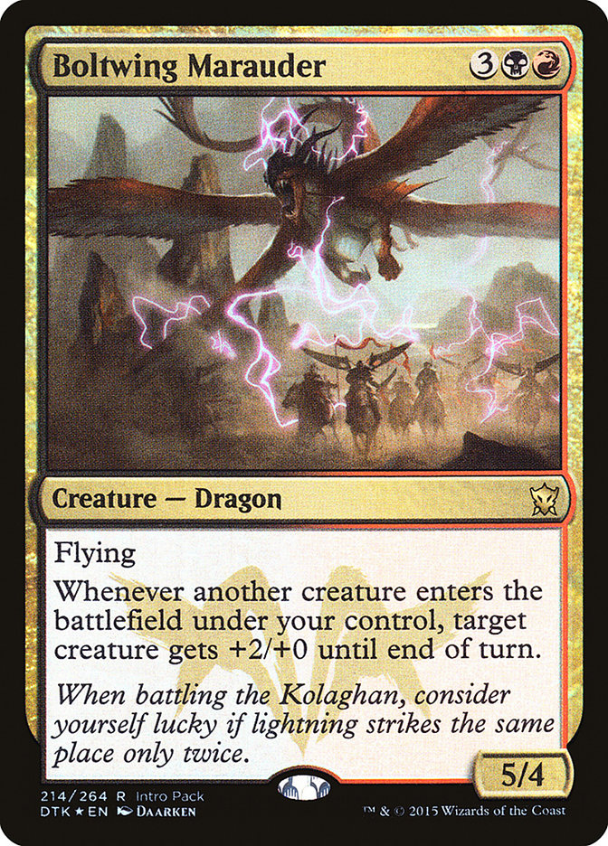 Boltwing Marauder (Intro Pack) [Dragons of Tarkir Promos] | Black Swamp Games