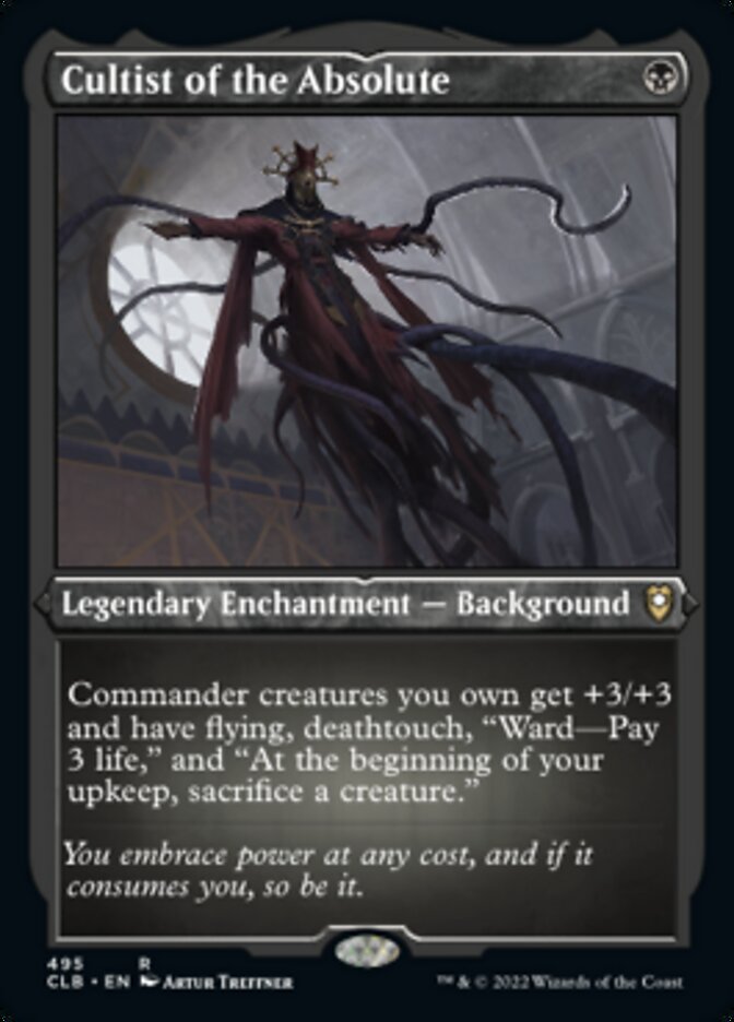 Cultist of the Absolute (Foil Etched) [Commander Legends: Battle for Baldur's Gate] | Black Swamp Games