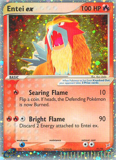 Entei ex (91/95) [EX: Team Magma vs Team Aqua] | Black Swamp Games
