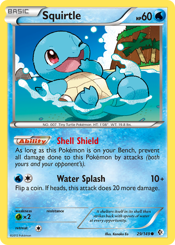 Squirtle (29/149) [Black & White: Boundaries Crossed] | Black Swamp Games