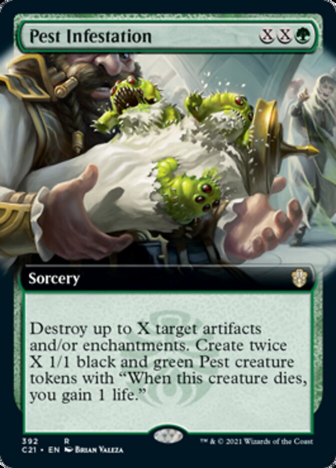 Pest Infestation (Extended Art) [Commander 2021] | Black Swamp Games