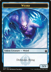 Weird // Goblin Double-Sided Token [Guilds of Ravnica Guild Kit Tokens] | Black Swamp Games