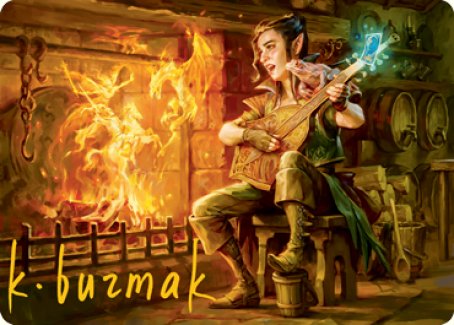 Wish Art Card (Gold-Stamped Signature) [Dungeons & Dragons: Adventures in the Forgotten Realms Art Series] | Black Swamp Games