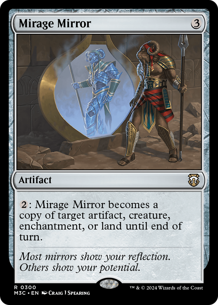 Mirage Mirror (Ripple Foil) [Modern Horizons 3 Commander] | Black Swamp Games