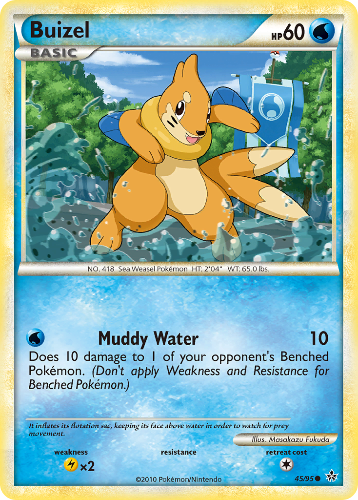 Buizel (45/95) [HeartGold & SoulSilver: Unleashed] | Black Swamp Games