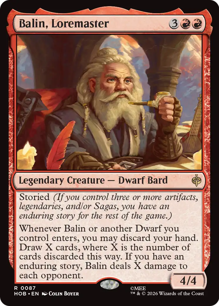 Balin, Loremaster [The Hobbit] | Black Swamp Games
