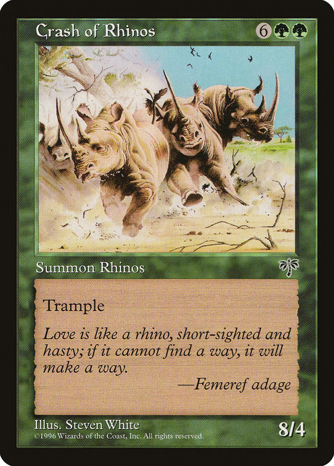 Crash of Rhinos [Mirage] | Black Swamp Games