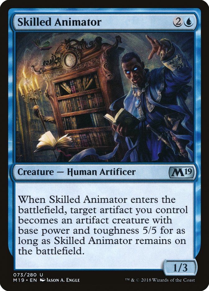 Skilled Animator [Core Set 2019] | Black Swamp Games