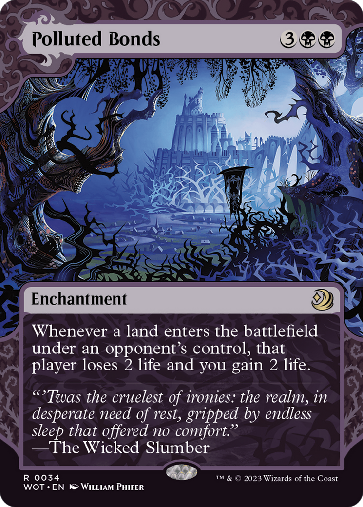 Polluted Bonds [Wilds of Eldraine: Enchanting Tales] | Black Swamp Games
