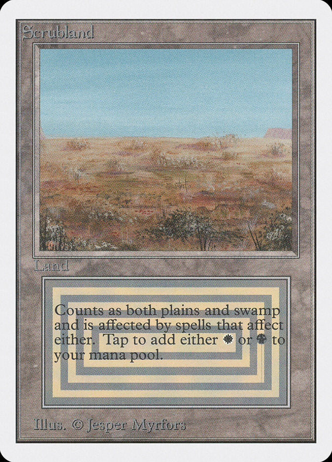 Scrubland [Unlimited Edition] | Black Swamp Games