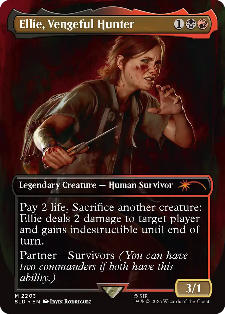 Ellie, Vengeful Hunter [Secret Lair Drop Series] | Black Swamp Games