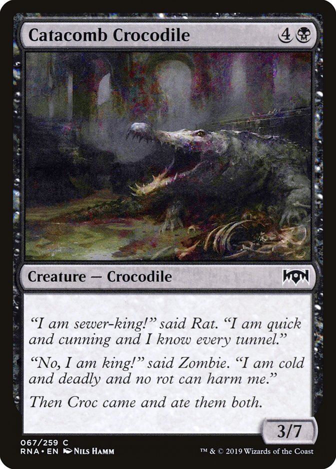 Catacomb Crocodile [Ravnica Allegiance] | Black Swamp Games