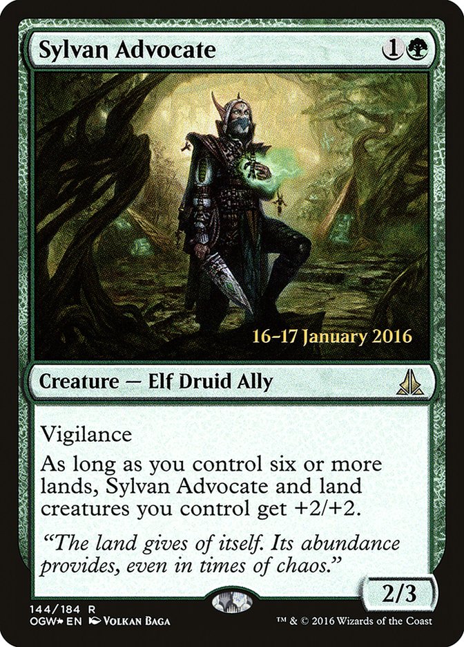 Sylvan Advocate [Oath of the Gatewatch Prerelease Promos] | Black Swamp Games