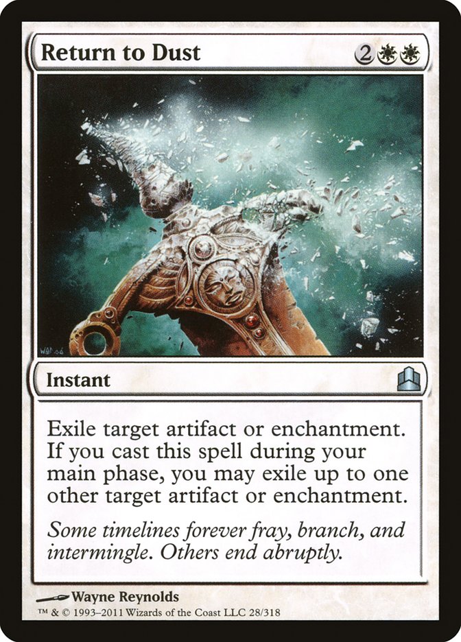 Return to Dust [Commander 2011] | Black Swamp Games