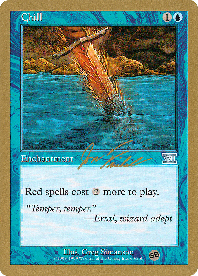 Chill (Jon Finkel) (SB) [World Championship Decks 2000] | Black Swamp Games