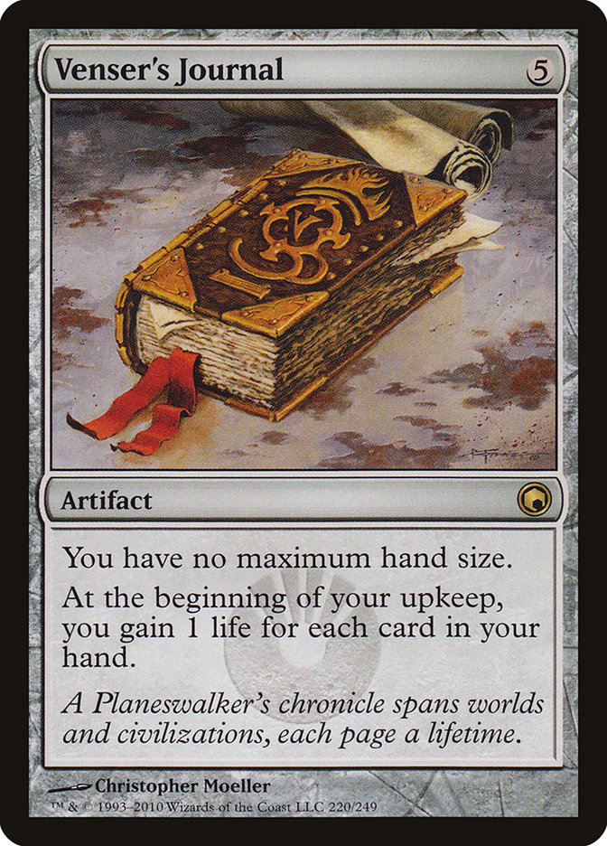 Venser's Journal [Scars of Mirrodin] | Black Swamp Games