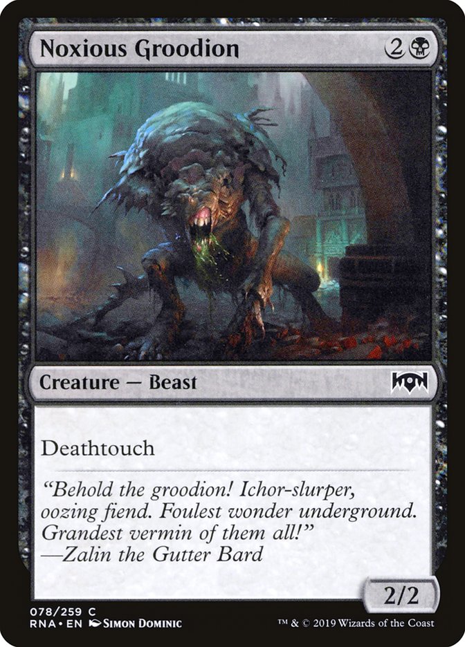 Noxious Groodion [Ravnica Allegiance] | Black Swamp Games