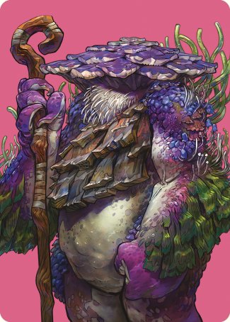 Slimefoot, the Stowaway Art Card [Commander Masters Art Series] | Black Swamp Games