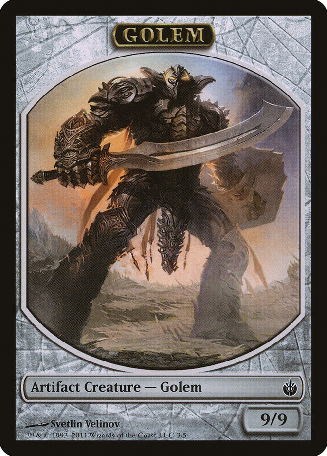 Golem Token [Mirrodin Besieged Tokens] | Black Swamp Games