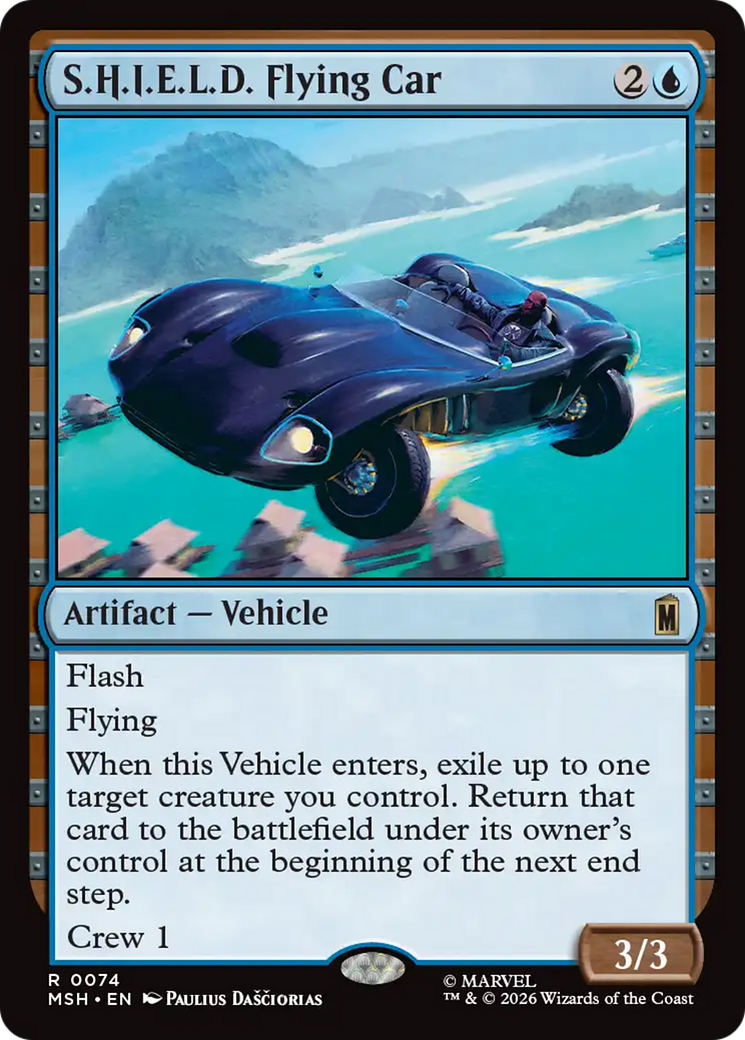 S.H.I.E.L.D. Flying Car [Marvel Super Heroes] | Black Swamp Games