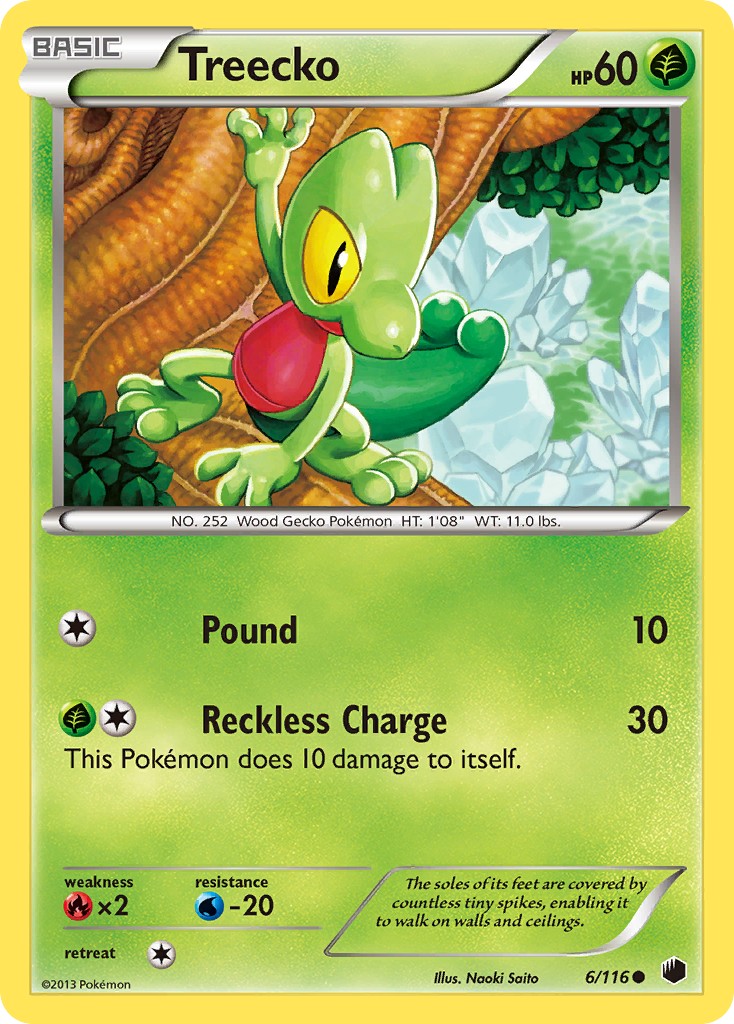 Treecko (6/116) [Black & White: Plasma Freeze] | Black Swamp Games