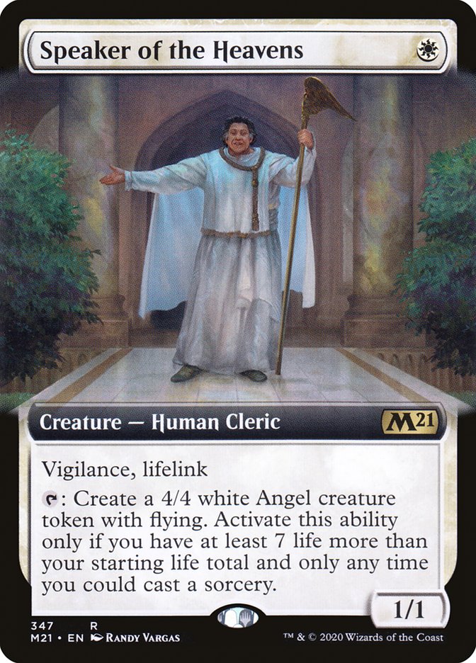 Speaker of the Heavens (Extended Art) [Core Set 2021] | Black Swamp Games