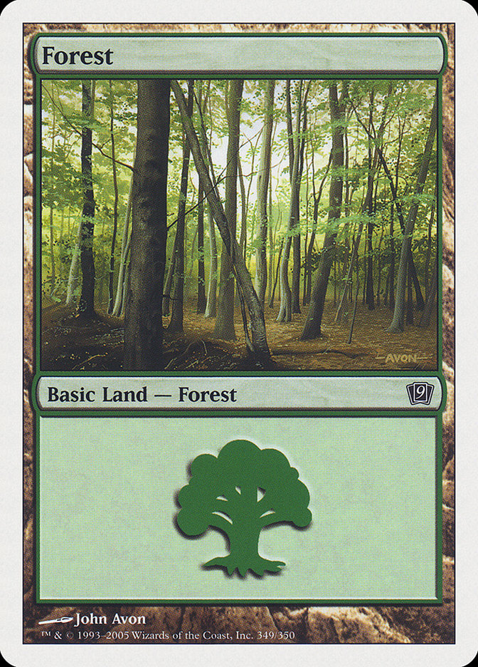 Forest (349) [Ninth Edition] | Black Swamp Games