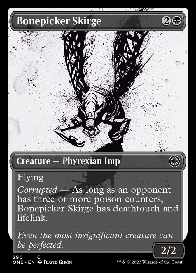 Bonepicker Skirge (Showcase Ichor) [Phyrexia: All Will Be One] | Black Swamp Games