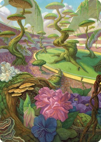 Undergrowth Stadium Art Card [Commander Masters Art Series] | Black Swamp Games