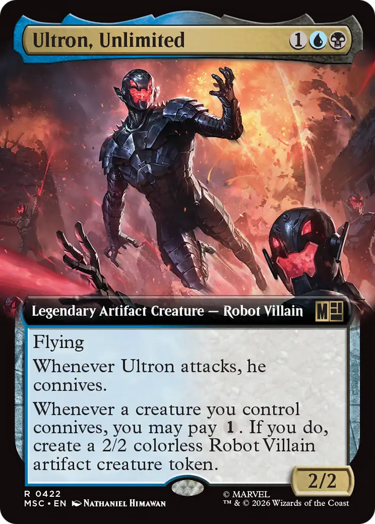 Ultron, Unlimited (Extended Art) [Marvel Super Heroes Commander] | Black Swamp Games