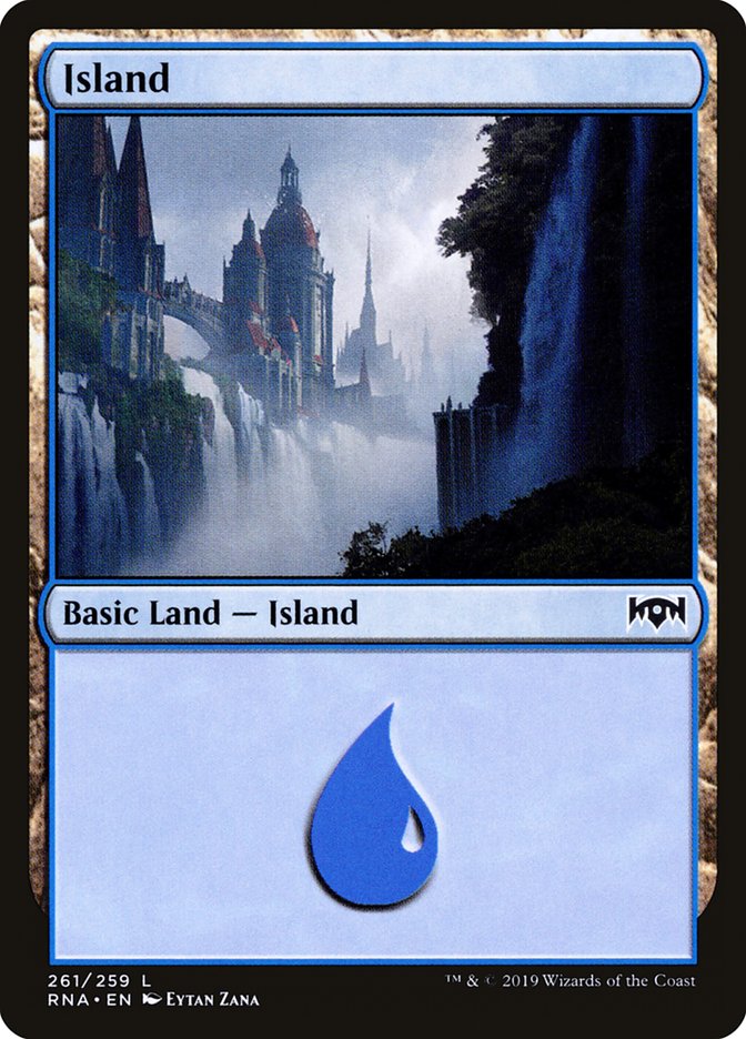 Island (261) [Ravnica Allegiance] | Black Swamp Games