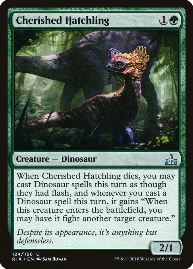 Cherished Hatchling [Rivals of Ixalan] | Black Swamp Games