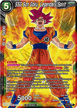 SSG Son Goku, Legendary Spirit (P-312) [Promotion Cards] | Black Swamp Games