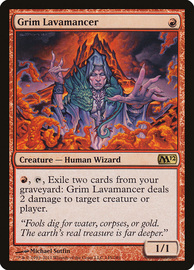 Grim Lavamancer [Magic 2012] | Black Swamp Games