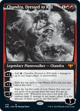 Chandra, Dressed to Kill [Innistrad: Double Feature] | Black Swamp Games