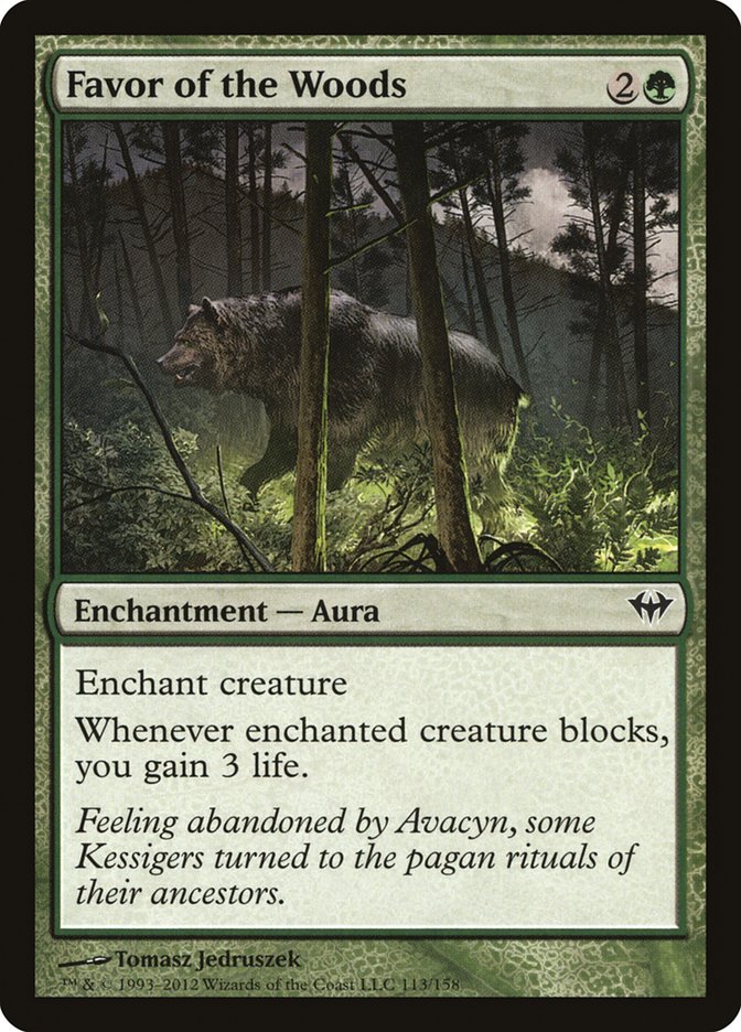 Favor of the Woods [Dark Ascension] | Black Swamp Games