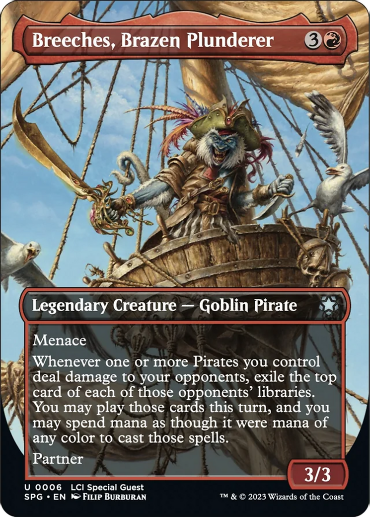 Breeches, Brazen Plunderer (Borderless) [The Lost Caverns of Ixalan Special Guests] | Black Swamp Games