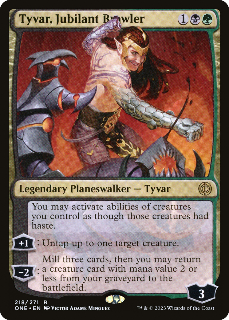 Tyvar, Jubilant Brawler [Phyrexia: All Will Be One] | Black Swamp Games