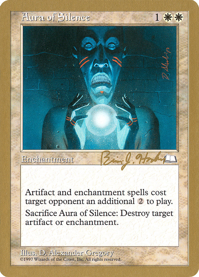 Aura of Silence (Brian Hacker) [World Championship Decks 1998] | Black Swamp Games