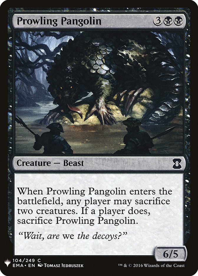 Prowling Pangolin [Mystery Booster] | Black Swamp Games