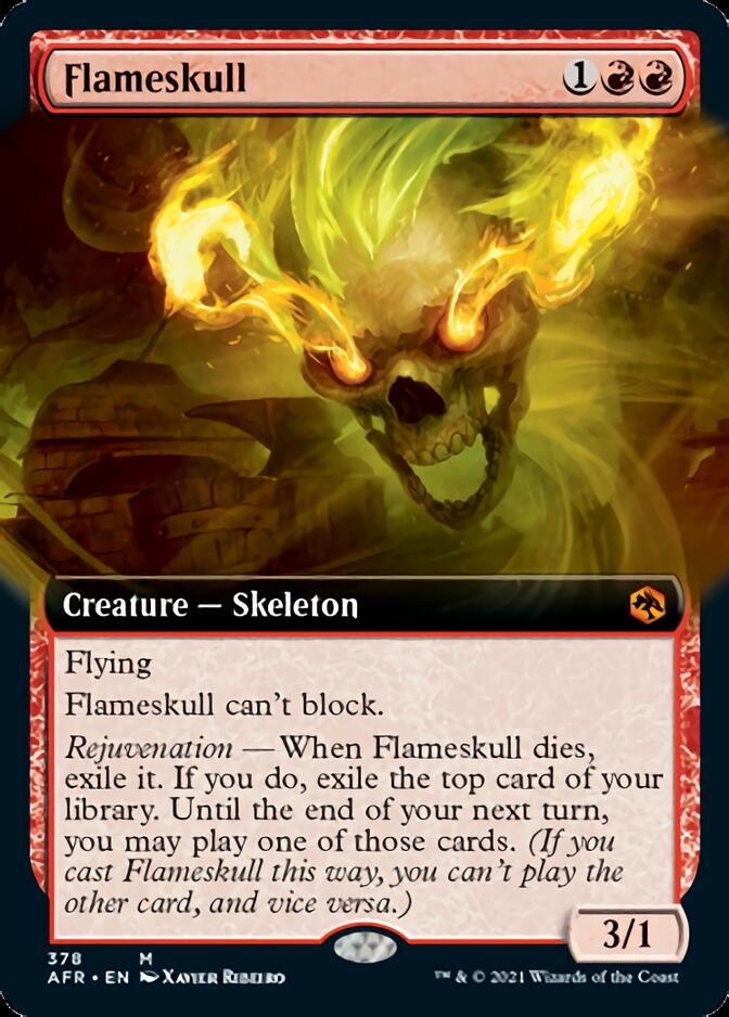 Flameskull (Extended Art) [Dungeons & Dragons: Adventures in the Forgotten Realms] | Black Swamp Games